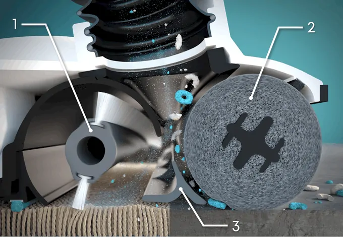 How does the Lupe cordless vacuum work