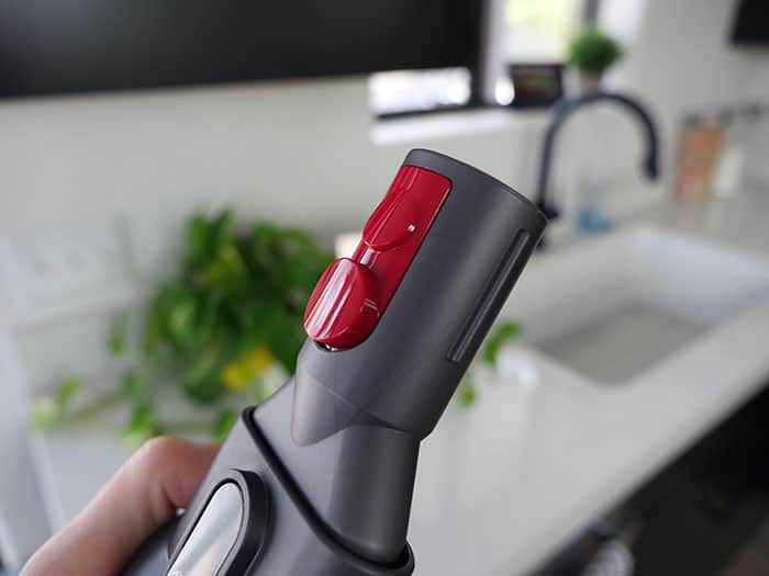 Dyson accessory red button system 