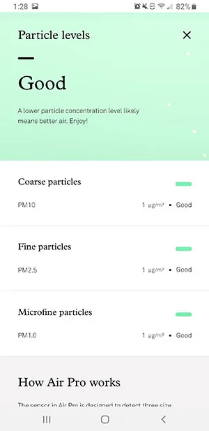 Molekule Air Pro app