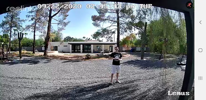 Reolink Lemus day time video footage