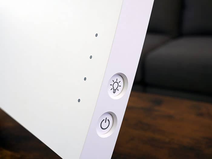 Puripot air purifier - buttons and display 