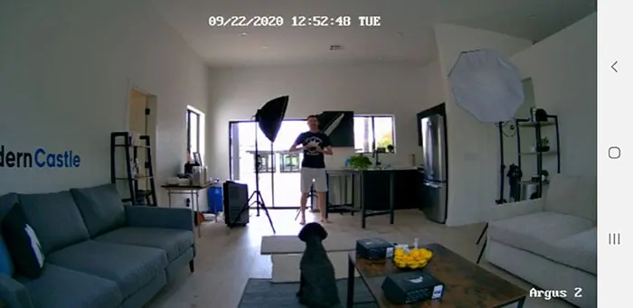 Reolink Argus 2 daytime video quality - far range