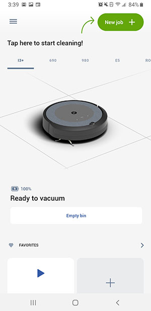 Roomba i3+ app