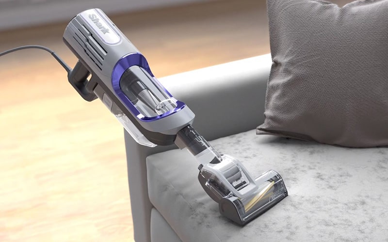 2-in-1 design of the Shark Vertex DuoClean stick vacuum