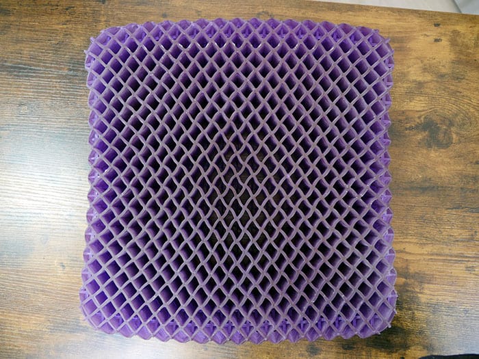 Purple Royal Seat Cushion - long range test