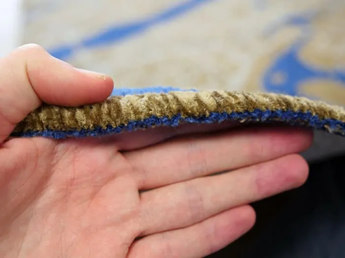 Rug & Love edge close up