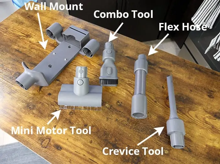 Parts and accessories for the Dreame T20 cordless stick vacuum