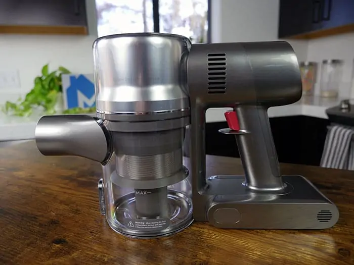 Dreame T20 cordless vacuum as a handheld