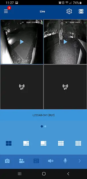 Visualizza più fotocamera