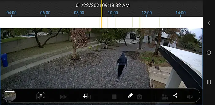 Camera Lorex - Screenshot Daytime