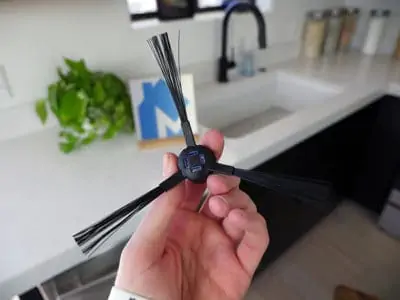 Spinning brush on the iLife A10 robot vacuum