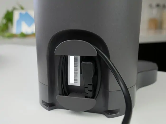 Cord wrap on the Deebot N8+ robot vacuum