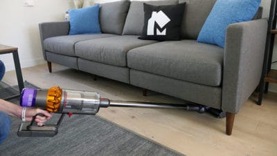 Dyson V15 Cleaning Under Sofa