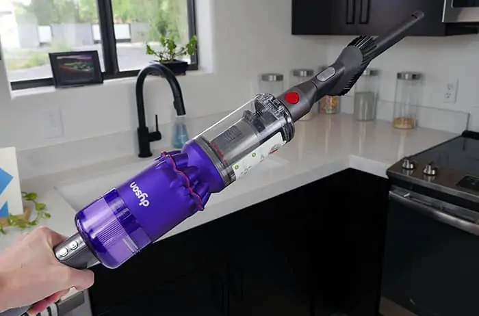 Dyson Omni-Glide battery fits into the handheld