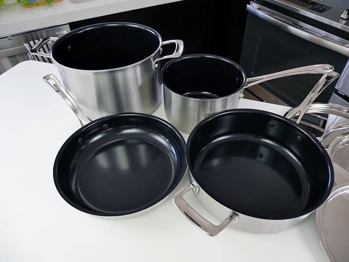 Zest cookware - set without lids