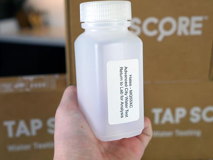 Tap Score sample container