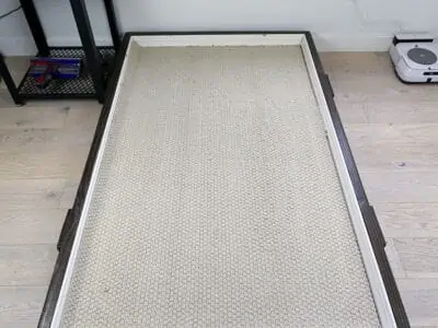 Roborock S7 MaxV Ultra - low-pile carpet after