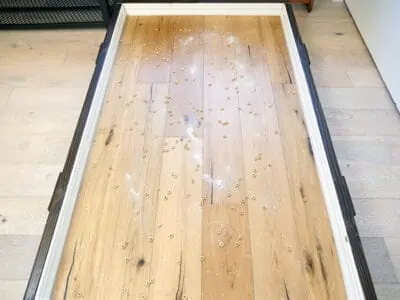 ECOVACS DEEBOT X1 PLUS before hardwood test ECOVACS DEEBOT X1 PLUS before hardwood test