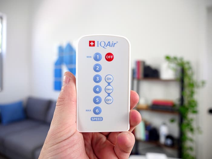 IQAir HealthPro Plus remote