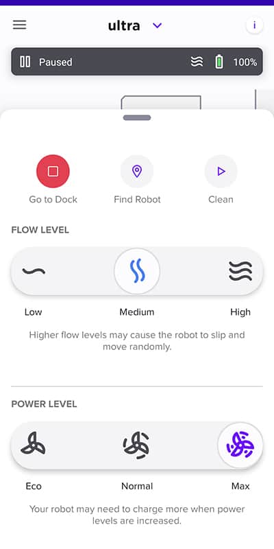 Shark Robot Ai Ultra 2 In 1 App App Settings