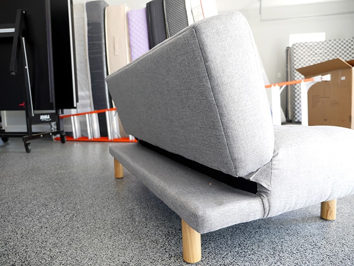 Eluxury Tufted Futon Back Eluxury Tufted Futon Back