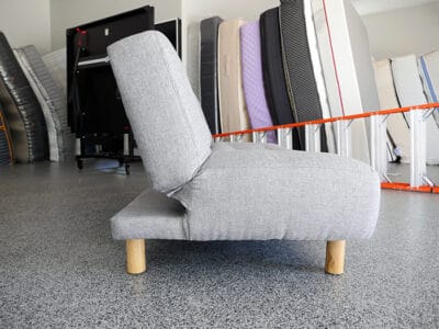 Eluxury Tufted Futon Sitting Configuration Side Eluxury Tufted Futon Sitting Configuration Side